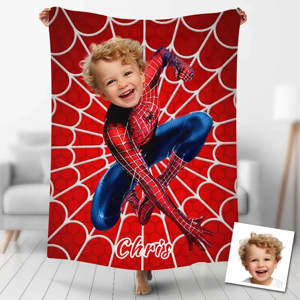 Custom Spiderman Blankets Customized Superhero Blankets