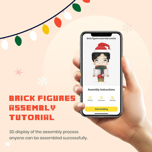 Custom Brick Figures Couple Portrait Block Perfect Wedding Gift For Loved Ones
