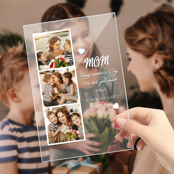 Custom Night Light Custom Photo and Name Light Mother's Day Gift