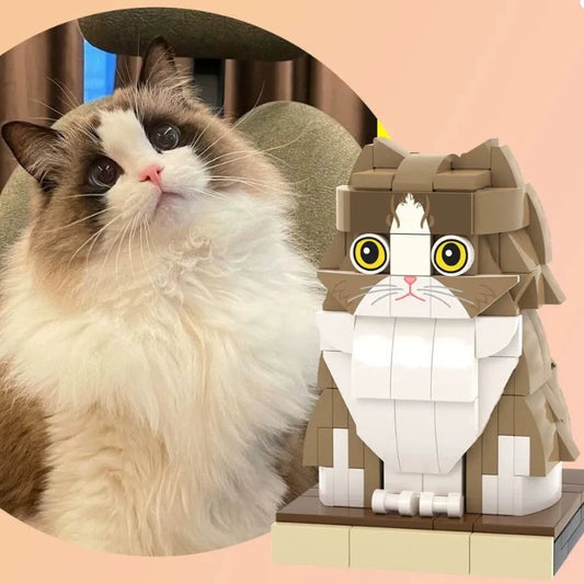 Pet Brick Figures Custom Brick Figures Gift For Pet lover