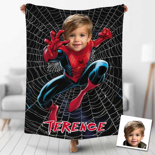 Custom Blankets Personalized Spiderman Customized Superhero Blankets
