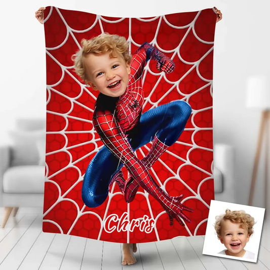 Custom Spiderman Blankets Customized Superhero Blankets